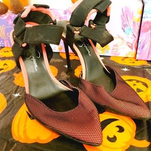 Jessica Simpson Gazella Pink/Black Heel